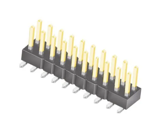 64-0582-49　Samtec TSM, 20 Way, 2 Row, Straight Pin Header　TSM-110-02-L-DV