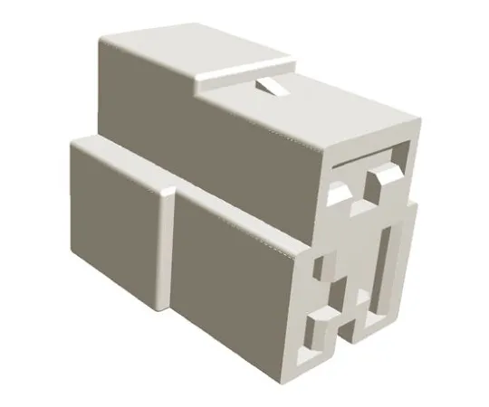 64-0492-03　TE Connectivity FASTIN-FASTON .250 Series, 3 Way Nylon Crimp Cover, 6.35mm Tab Size, Natural　180941