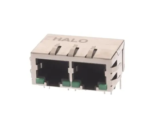 64-0451-54　Halo Electronics RJ45 UTP Straight RJ Jack, FastJack Series　HFJ12-1G41ERL