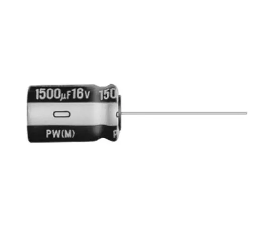 64-0364-84　Nichicon 3900μF 10V dc Aluminium Electrolytic Capacitor, Through Hole 12.5 (Dia.) x 35.5mm +105°C 12.5mm 5mm　UPW1A392MHD