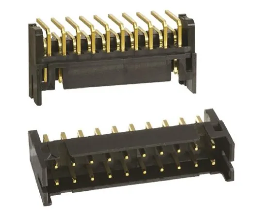 64-0576-42　Hirose DF11, 20 Way, 2 Row, Right Angle PCB Header　DF11-20DP-2DS(52)
