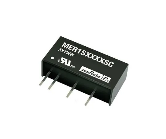 64-0420-39　Murata Power Solutions MER1 1W Isolated DC-DC Converter Through Hole, Voltage in 4.5 → 5.5 V dc, Voltage out 15V　MER1S0515SC