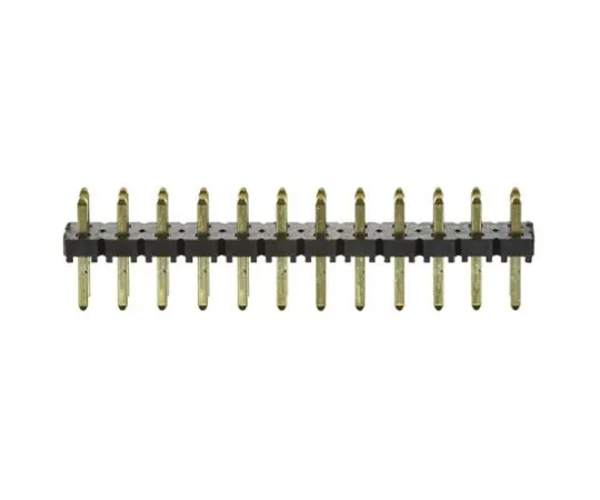 64-0581-61　Samtec Flex Stack TLW, 12 Way, 1 Row, Straight Pin Header　TLW-112-05-G-S