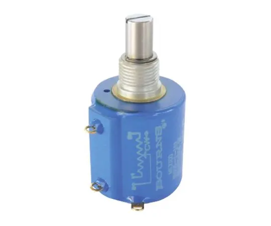 64-0456-13　Bourns 2 Gang Continuous Turn Rotary Wirewound Potentiometer with a 6.35 mm Dia. Shaft, ±3%, 2W, Linear 3500S-2-102L　3500S-2-102L