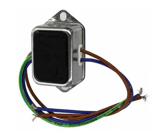 64-0635-36　Schaffner FN2010 Series 1A 250 V ac 0 → 400Hz Chassis Mount EMI Filter, with Wire Lead Terminals　FN2010-1-07