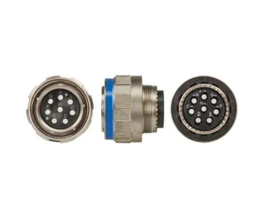 64-0574-69　Souriau 8D Series, 8 Way Cable Mount MIL Spec Circular Connector Plug, Pin Contacts,Shell Size 19, Screw Coupling,　8D5E19F08AN