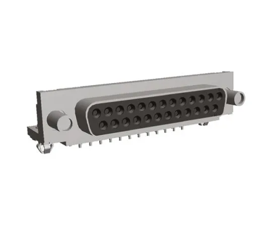 64-0462-30　TE Connectivity Amplimite HD-20 Series, 25 Way Right Angle Through Hole PCB D-sub Connector Socket, with 4-40 UNC　747846-6