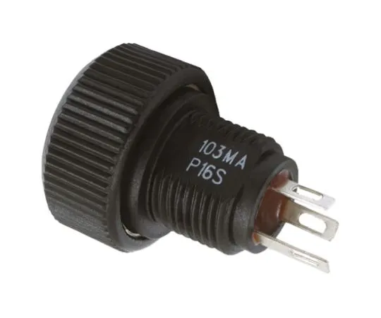 64-0601-13　Vishay 1 Gang Rotary Cermet Potentiometer with a 16 mm Dia. Shaft, 10kΩ, ±20%, 1W, Linear P16SNP103MAB15　P16SNP103MAB15