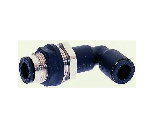 64-0409-72　Legris Pneumatic Bulkhead Tube-to-Tube Adapter Elbow Push In 10 mm to Push In 10 mm　3139 10 00