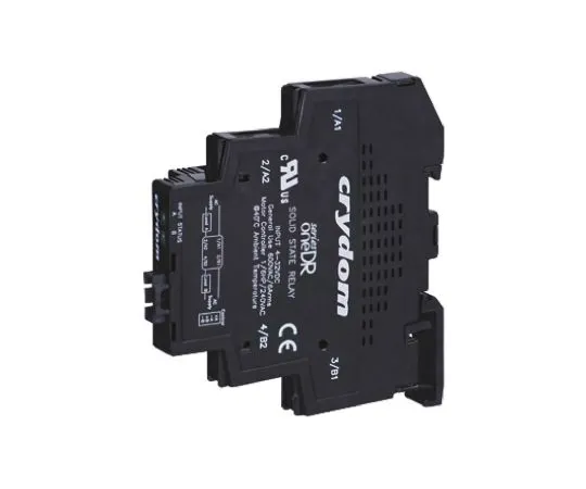 64-0403-13　Sensata / Crydom 6 A rms Solid State Relay, Zero Cross, DIN Rail, 280 V rms Maximum Load　DRD24D06