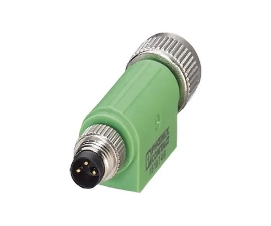 64-0407-86　Phoenix Contact 3 Pole M8 Plug to 3 Pole M12 Socket Adapter　1519749