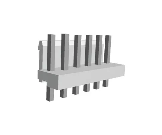 64-0389-50　TE Connectivity Economy Power, 6 Way, 1 Row, Straight PCB Header　1-1123723-6