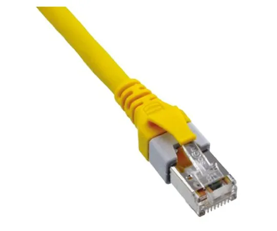 64-0582-95　HARTING Yellow PUR Cat5e Cable SF/UTP, 8m Male RJ45/Male RJ45　09474747019
