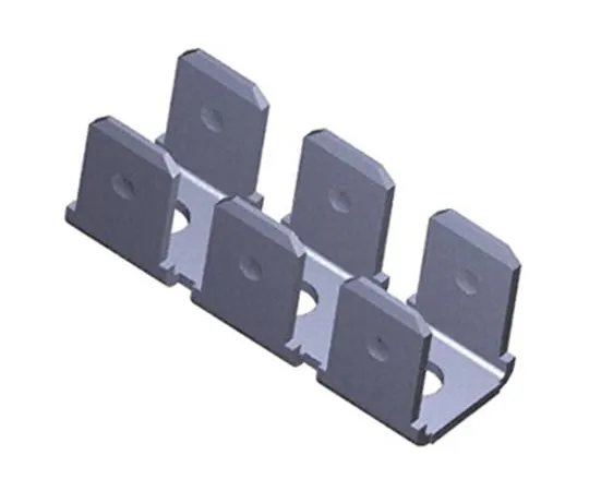 64-0379-68　TE Connectivity FASTON .250 Series , 90° Mount Angle Stud Mount Tab Terminal, 6.35 x 0.81mm Tin Plated　41482