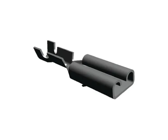 64-0393-47　TE Connectivity FASTIN-FASTON .110 Series Crimp Receptacle, 2.79 x 0.8mm, 0.2mm² to 0.6mm², 24AWG to 20AWG, Tin Plated　1217281-2