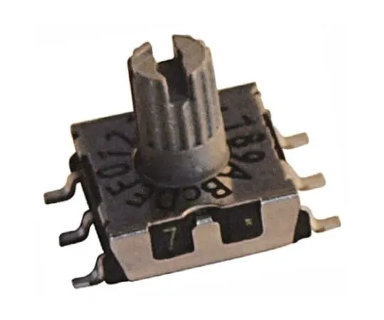 64-0578-71　Hartmann, 16 Position, Hexadecimal Rotary Switch, 100 mA @ 42 V, Through Hole　P25SMT303
