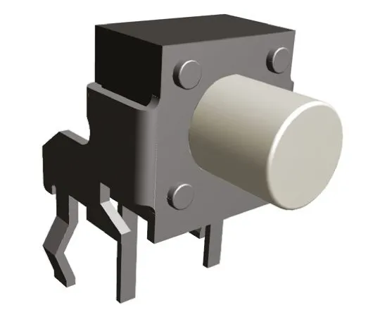 64-0535-98　White Button Tactile Switch, Single Pole Single Throw (SPST) 50 mA @ 24 V dc 3.56mm　FSMRA5JH04