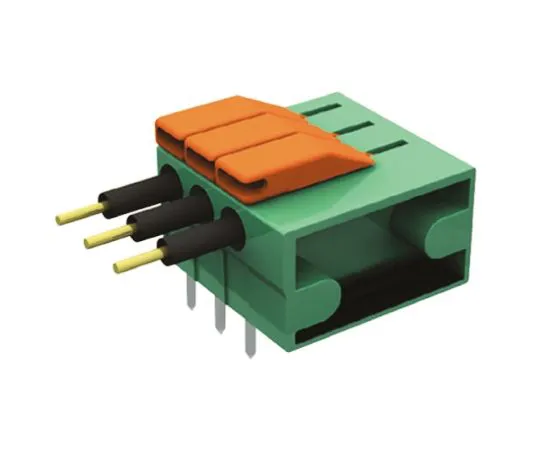 64-0517-88　Amphenol FCI Non-F***d Terminal Block, 2 Way/Pole, 24 → 14 AWG, Thermoplastic, 300 V　20020303-H021B01LF