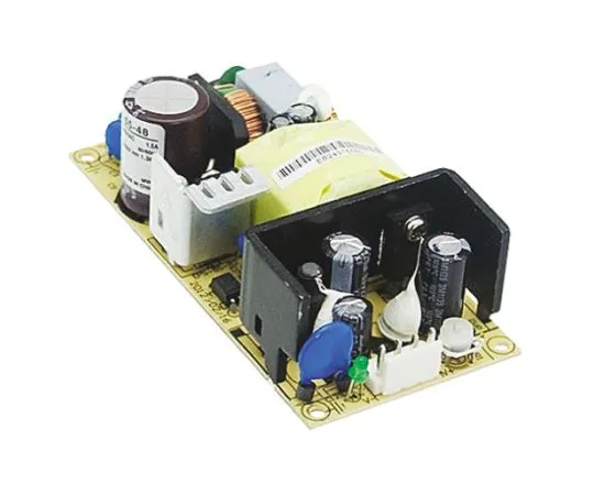 64-0577-37　Mean Well 65W 1 Output Embedded Switch Mode Power Supply SMPS, 2.71A, 24V dc Open Frame　EPS-65-24