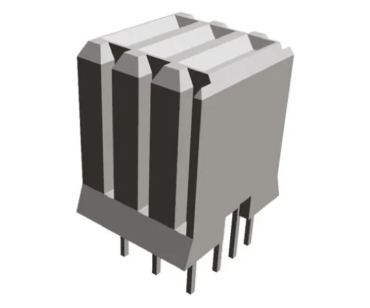 64-0374-30　TE Connectivity Z-PACK HM Series 3 Way Straight PCB Socket, Through Hole, Solder Termination　5-5223955-2