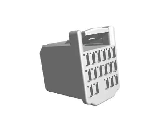 64-0398-64　TE Connectivity MULTILOCK 040 III, 17 Way, 3 Row, Straight Housing　353027-1