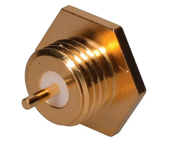 64-0476-27　Huber & Suhner 50Ω Straight Panel Mount Bulkhead Fitting MMBX Connector, jack, 12.4GHz　22_MMBX-50-0-1/111_NE