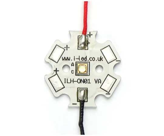 64-0351-06　ILS ILH-ON01-TRGR-SC201-WIR200, OSLON1 PowerStar Circular LED Array, 1 Green LED　ILH-ON01-TRGR-SC201-WIR200