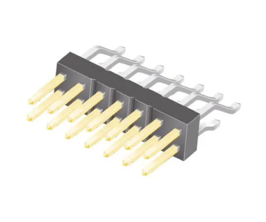 64-0582-31　Samtec TSM, 14 Way, 2 Row, Right Angle Pin Header　TSM-107-02-L-DH
