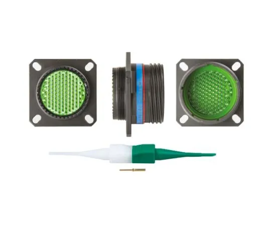 64-0573-65　Souriau 8D Series, 100 Way Panel Mount MIL Spec Circular Connector Receptacle, Pin Contacts,Shell Size 23, Screw　8D023Z35PN