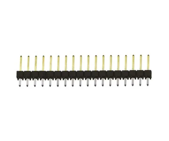 64-0591-12　Samtec TSW, 18 Way, 1 Row, Straight Pin Header　TSW-118-07-L-S