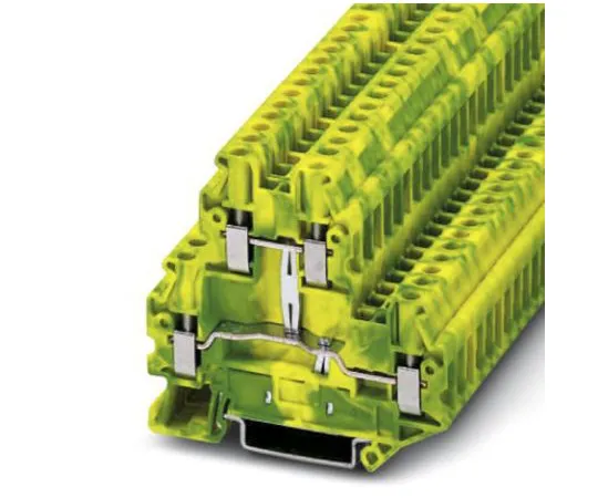 64-0637-57　Phoenix Contact, UTTB 4-PE Series F*** Terminal Block, Screw Termination　3044759