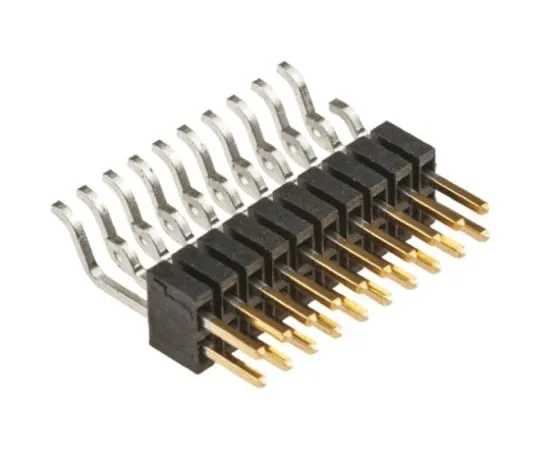 64-0593-47　Samtec FTSH, 50 Way, 2 Row, Right Angle Pin Header　FTSH-125-01-L-DH
