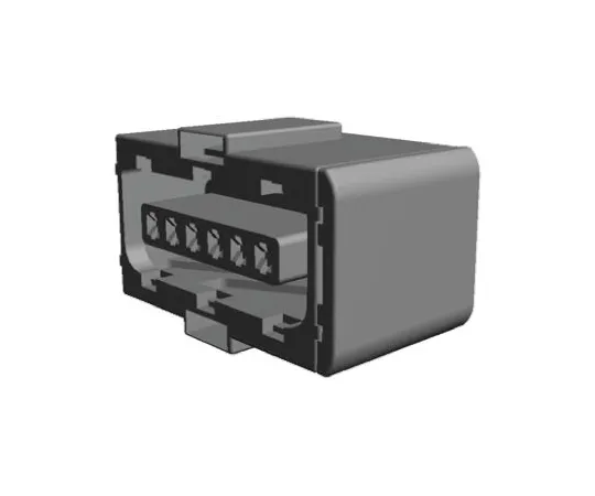 64-0377-90　TE Connectivity Micro Timer II Series, 1 Row 6 Way Cable Mount Socket Housing　1473284-1
