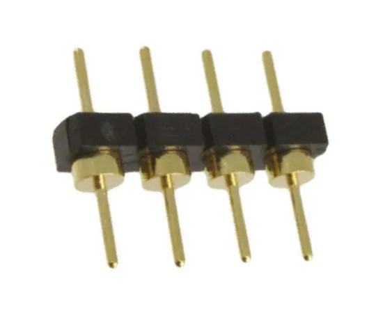 64-0589-63　Samtec BBL, 4 Way, 1 Row, Straight Pin Header　BBL-104-G-E