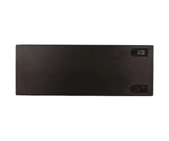 64-0491-13　19-inch Filler Panel, 4U, Black, Steel　745-0724
