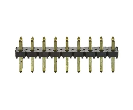 64-0581-59　Samtec Flex Stack TLW, 18 Way, 2 Row, Straight Pin Header　TLW-109-05-G-D