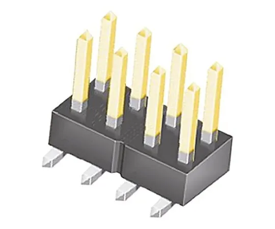 64-0582-18　Samtec TSM, 8 Way, 2 Row, Straight Pin Header　TSM-104-02-L-DV