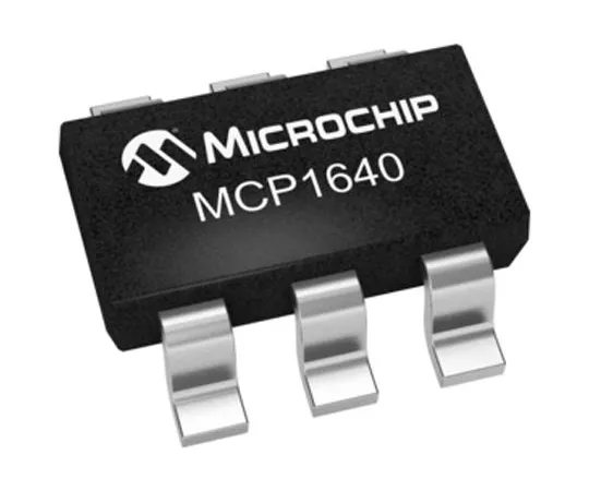 64-0458-84　Microchip MCP1640BT-I/CHY, Boost Regulator, Step Up 350mA Adjustable, 575 kHz 6-Pin, SOT-23　MCP1640BT-I/CHY