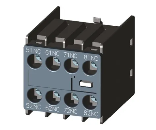 64-0495-67　Siemens Sirius Innovation 3RH2, 4NC (4), Auxiliary Contact, Snap Front, 10 A　3RH2911-1GA04