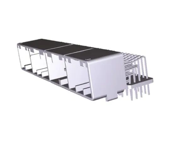 64-0397-12　TE Connectivity 4 Row 135 Way Through Hole Socket Wire to Board Connector, with Solder Termination Method　6376430-2