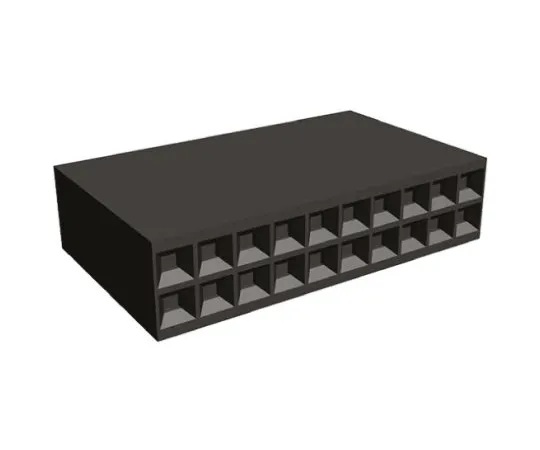 64-0493-05　TE Connectivity AMPMODU MOD IV Female Connector Housing, 2.54mm Pitch, 20 Way, 2 Row　1-87456-6