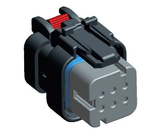 64-0425-50　TE Connectivity AMPSEAL 16 Series, 2 Row 6 Way Cable Mount Socket Housing　776531-2