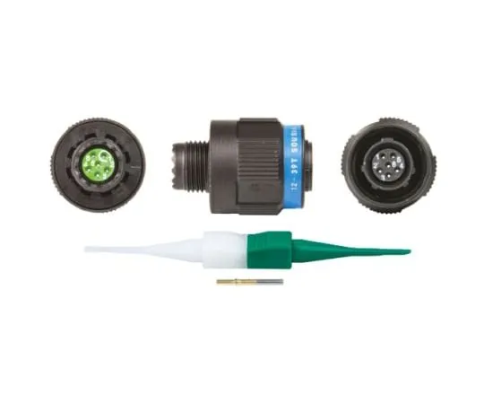 64-0573-72　Souriau 8D Series, 6 Way Cable Mount MIL Spec Circular Connector Plug, Socket Contacts,Shell Size 09, Screw Coupling,　8D509Z35SN