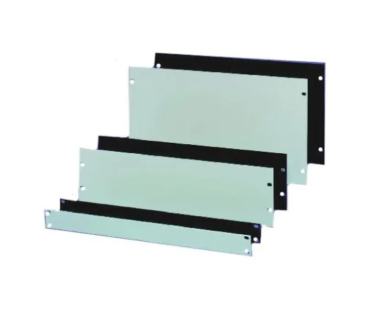 64-0409-12　19-inch Front Panel, 10U, Grey, Aluminium　30118309