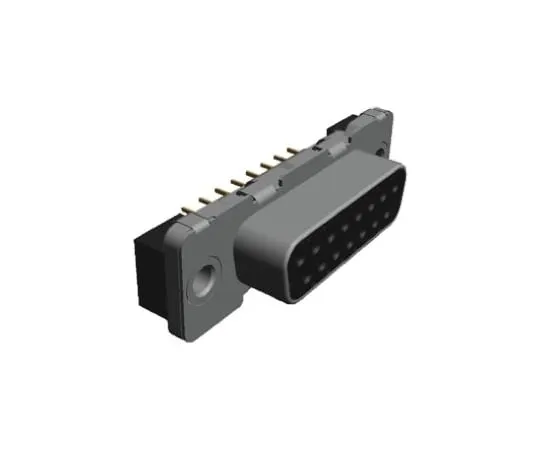 64-0376-46　TE Connectivity Amplimite HDP-20 Series, 15 Way Through Hole PCB D-sub Connector Socket, 2.74mm Pitch　6-338314-2