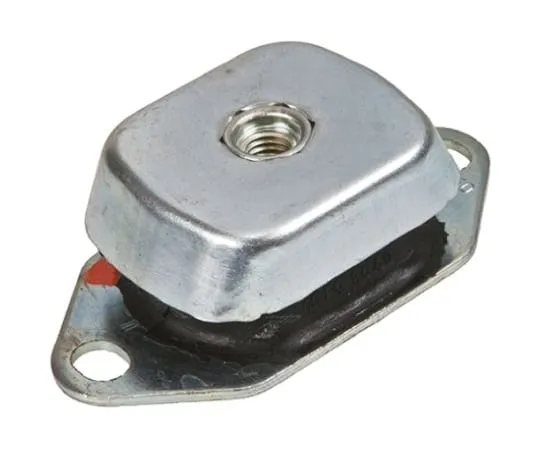 64-0402-28　FIBET Rectangular M12 Zinc Plated Steel Anti Vibration Mount CCFQ804012-60 64daN Compression Load ,80mm dia. Natural　CCFQ804012-60