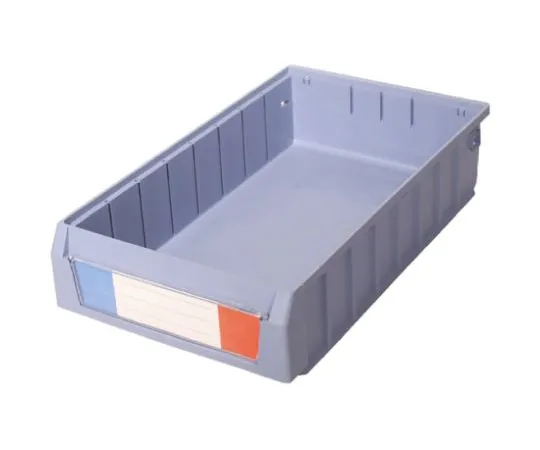 64-0633-98　RS Pro Blue Plastic Stackable Storage Bin, 400mm x 234mm x 90mm　775-5303