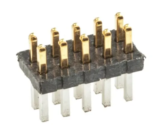 64-0593-37　Samtec FTS, 10 Way, 2 Row, Straight Pin Header　FTS-105-03-L-D