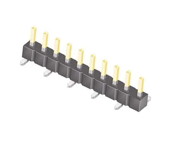 64-0582-48　Samtec TSM, 10 Way, 1 Row, Straight Pin Header　TSM-110-01-L-SV