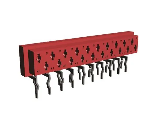 64-0494-04　TE Connectivity Micro-MaTch Series 2.54mm Pitch 20 Way 2 Row Right Angle PCB Socket, Through Hole, Solder Termination　9-215460-0